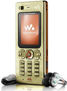 Sony Ericsson W880i Walkman Gold